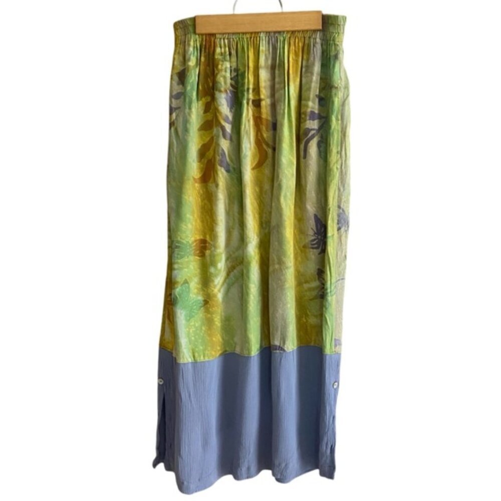 Coriander Made in Bali Gorgeous Colorful Butterfly Hippie Skirt Women’s Size M - Picture 7 of 7